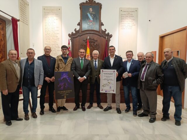 125 actores participan en la XI edición del Vía Crucis Viviente organizado por el Paso Morado en colaboración con el Ayuntamiento Vía Crucis Viviente Lorca, Semana Santa Lorca 2026, Paso Morado Lorca, eventos Lunes Santo Lorca, Calvario Lorca Semana Santa